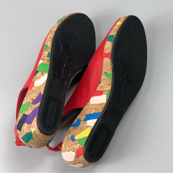 J. Renee Women’s Leather Peep Toe Wedge Slingback Size 6.5M - Picture 10 of 11